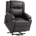 Faux Leather Upholstered Power Lift Recliner Chair - Available in 3 Colours