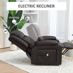 Faux Leather Upholstered Power Lift Recliner Chair - Available in 3 Colours