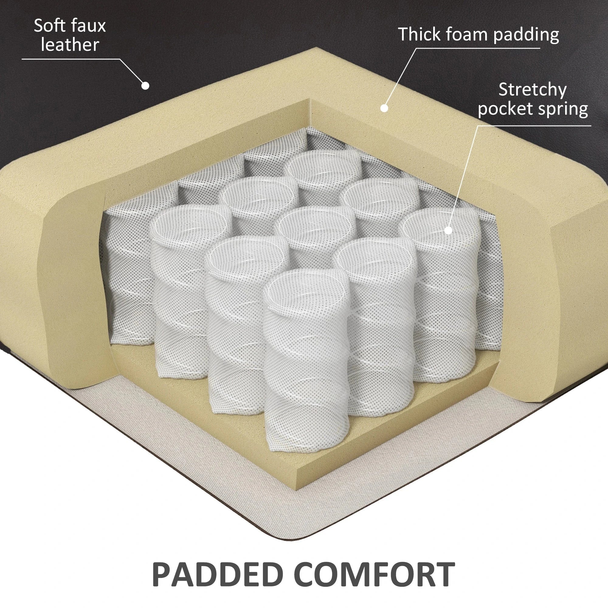 Faux Leather Upholstered Power Lift Recliner Chair - Available in 3 Colours