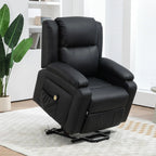 Faux Leather Upholstered Power Lift Recliner Chair - Available in 3 Colours