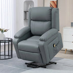 Faux Leather Upholstered Power Lift Recliner Chair - Available in 3 Colours