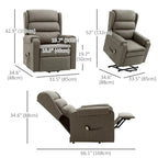 Lift Power Recliner Chair - Available in 3 Colours