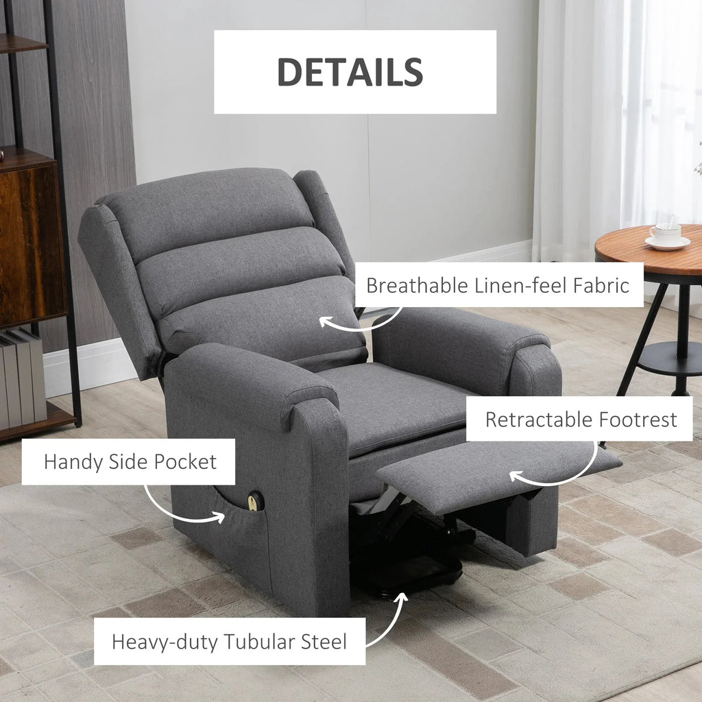 Lift Power Recliner Chair - Available in 3 Colours