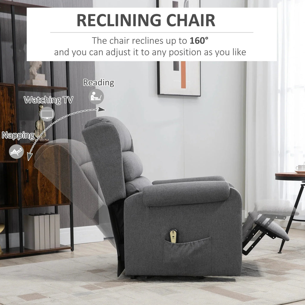 Lift Power Recliner Chair - Available in 3 Colours