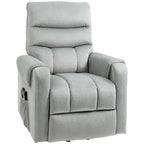 Power Massage Lift Recliner Chair with 8 Vibration Points in Grey