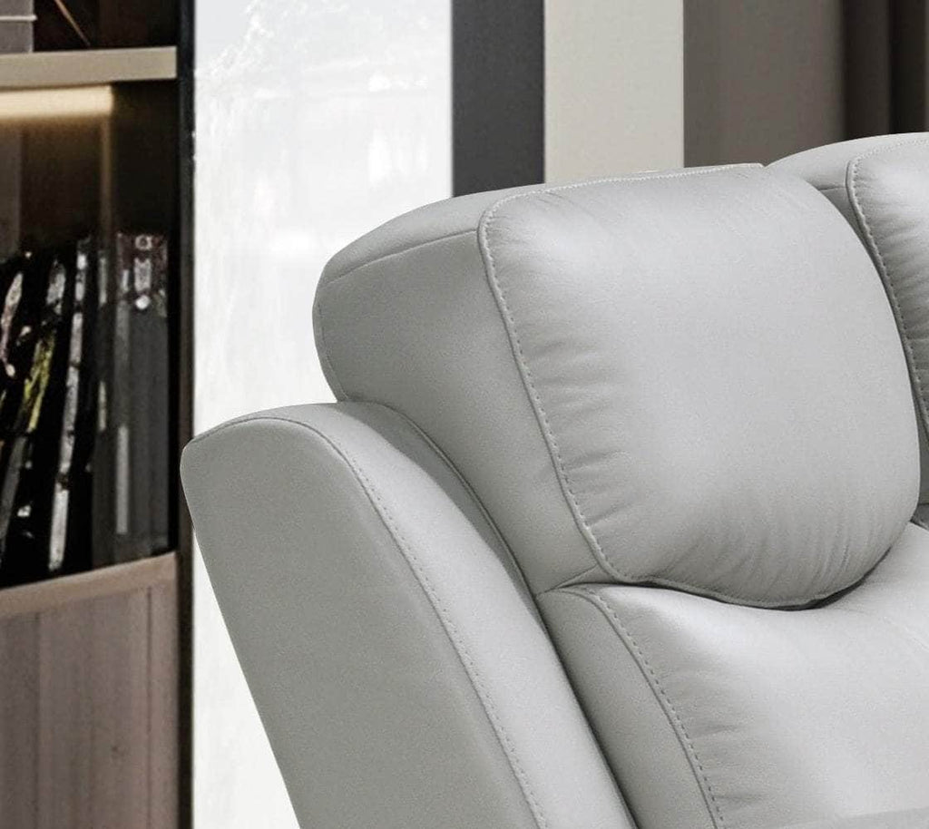 Beaumont Power Reclining Living Room Collection in Leather Match