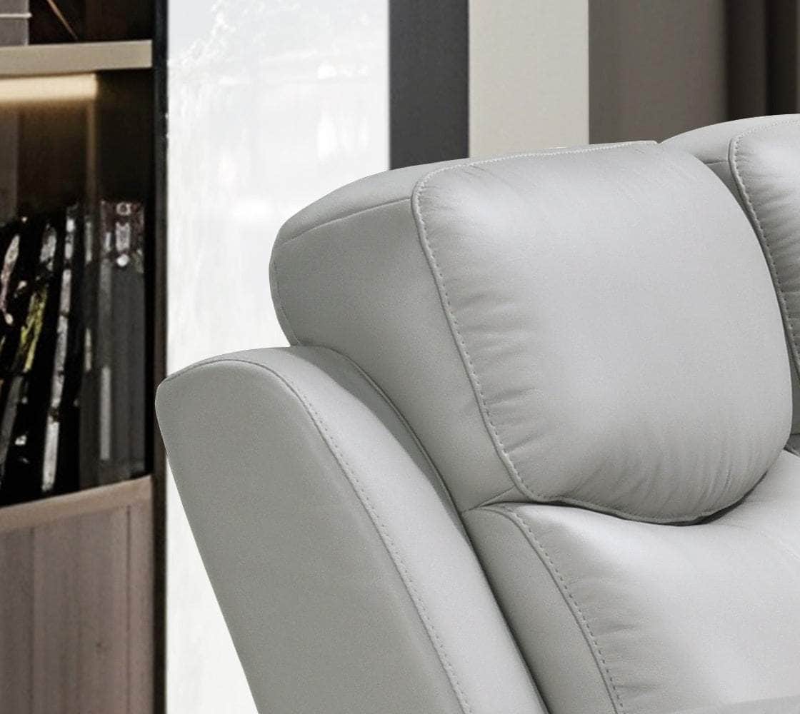 Beaumont Power Reclining Living Room Collection in Leather Match