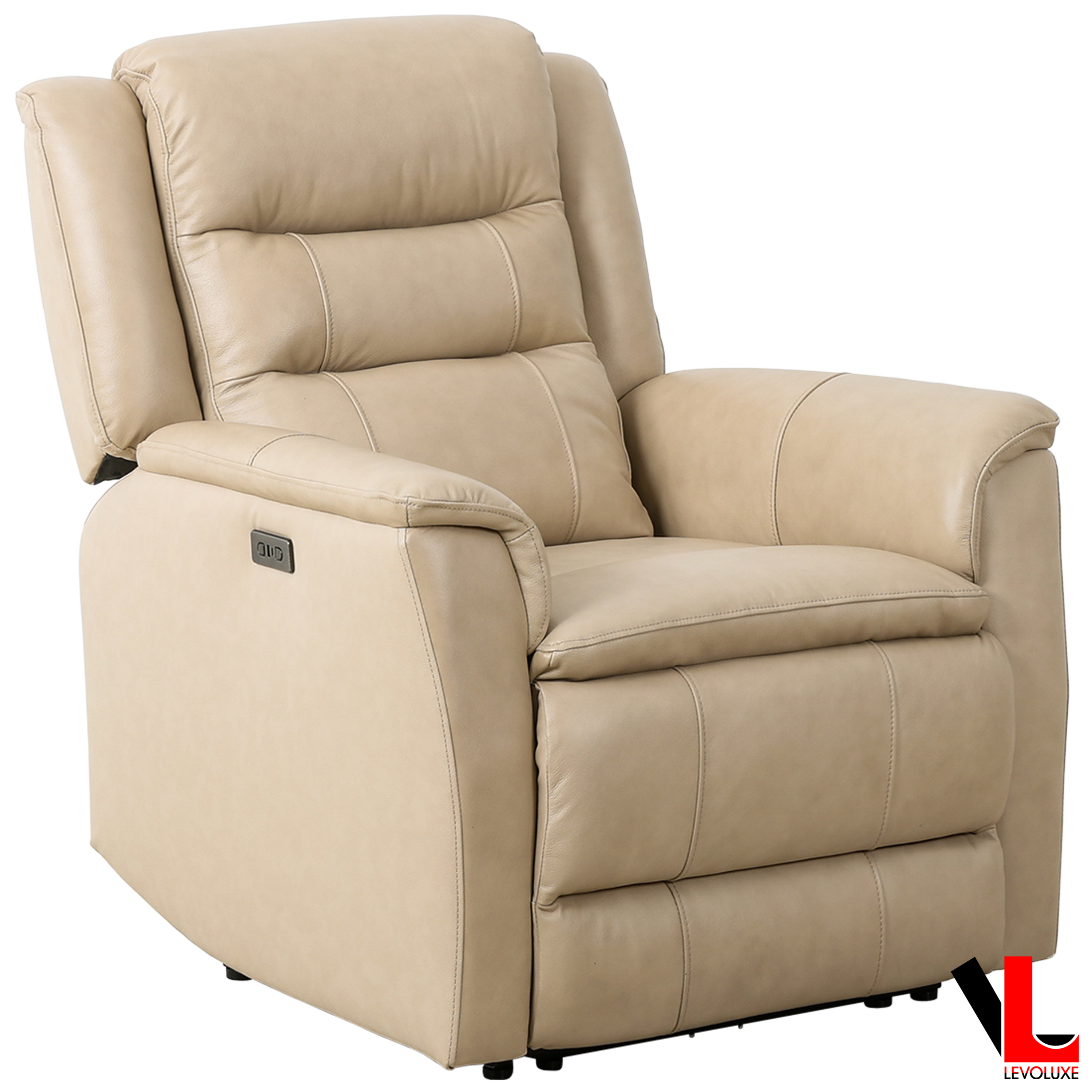 Carter 35" Power Reclining Chair in Leather Match - Available in 2 Colours
