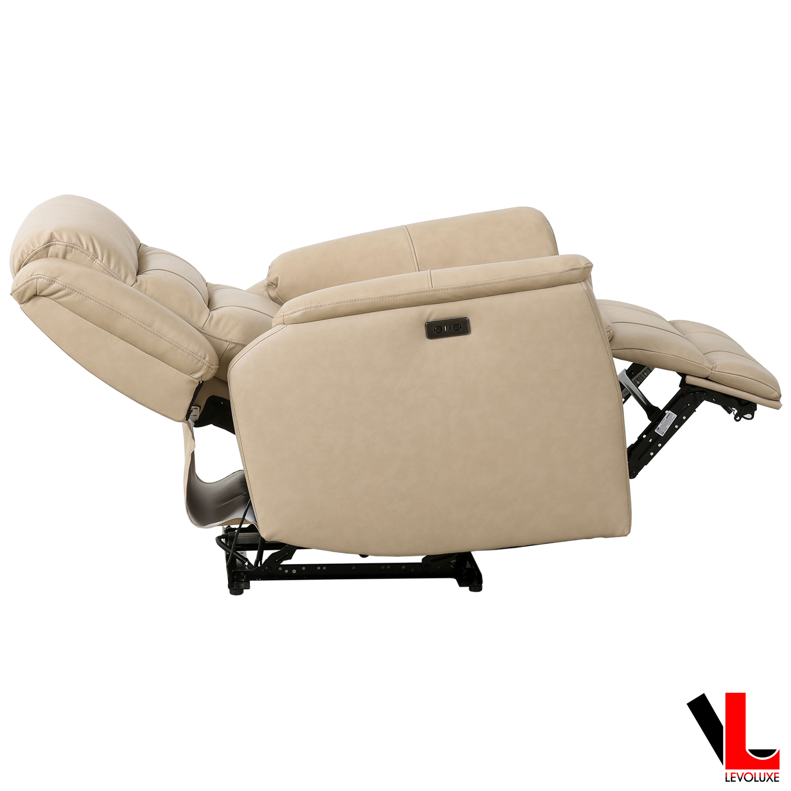 Carter 35" Power Reclining Chair in Leather Match - Available in 2 Colours