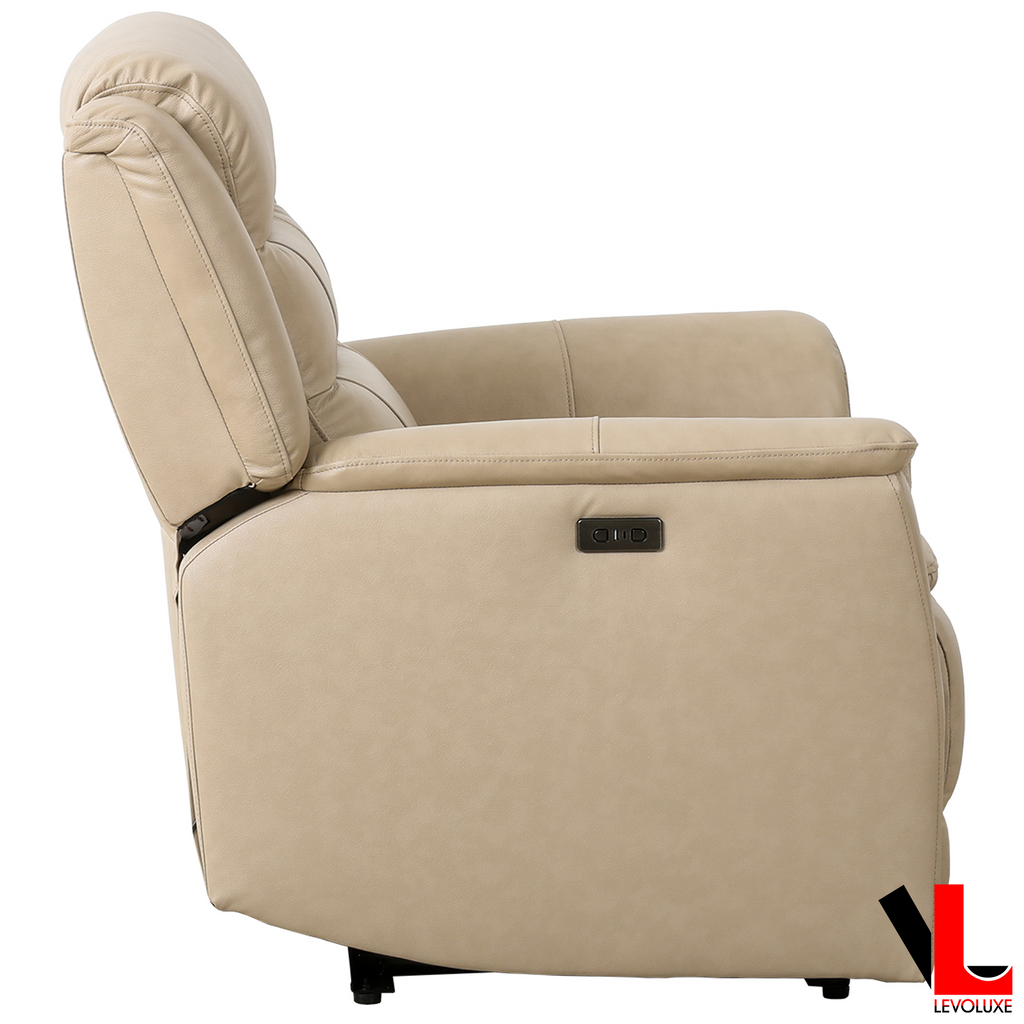 Carter 35" Power Reclining Chair in Leather Match - Available in 2 Colours