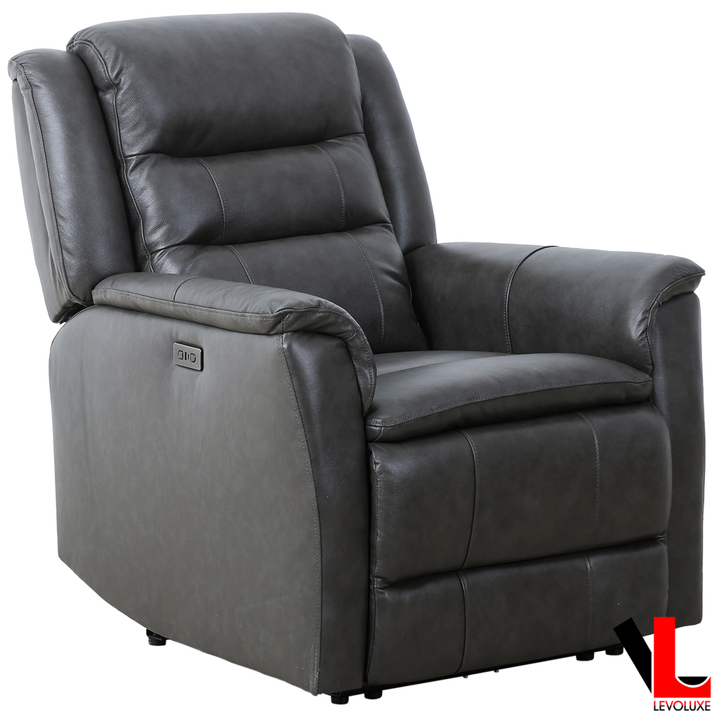Carter 35" Power Reclining Chair in Leather Match - Available in 2 Colours