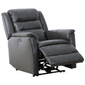 Carter 35" Power Reclining Chair in Leather Match - Available in 2 Colours