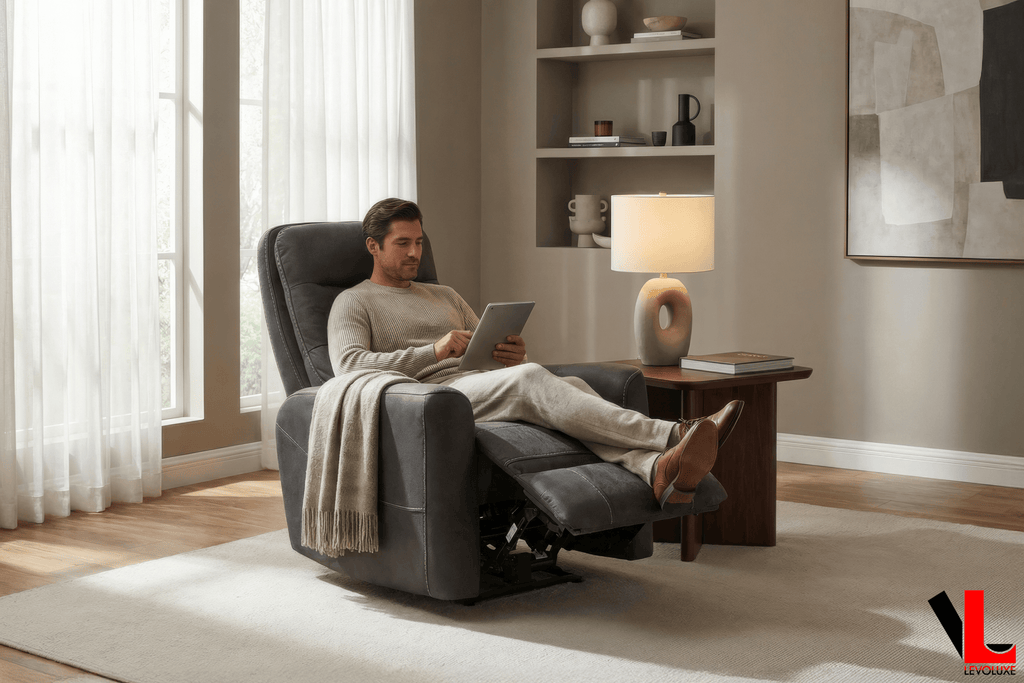 Levoluxe Chair Cole 31" Power Reclining Chair - Available in 2 Colours