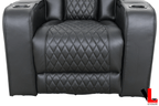 Levoluxe Chair Colton 37" Leather Match Swivel Glider Reclining Chair - Available in 2 Colours