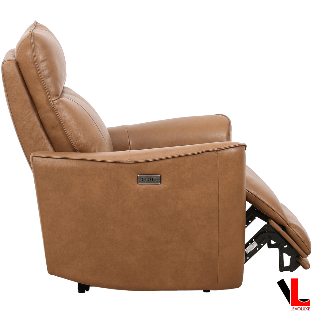 Levoluxe Chair Conrad 36" Zero Gravity Power Reclining Chair in Leather Match - Available in 2 Colours