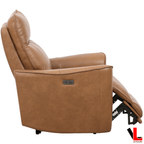 Levoluxe Chair Conrad 36" Zero Gravity Power Reclining Chair in Leather Match - Available in 2 Colours