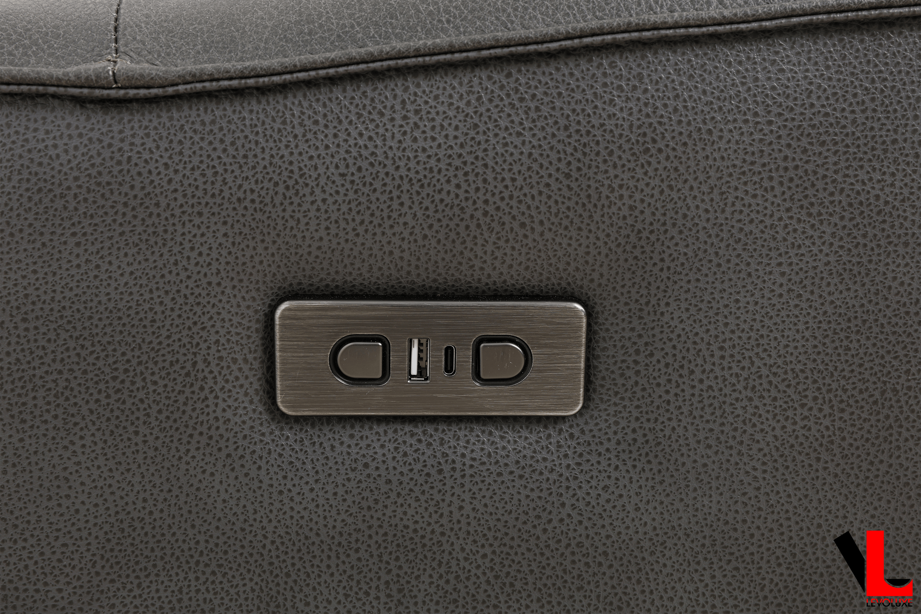 Levoluxe Chair Conrad 36" Zero Gravity Power Reclining Chair in Leather Match - Available in 2 Colours