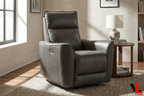 Levoluxe Chair Conrad 36" Zero Gravity Power Reclining Chair in Leather Match - Available in 2 Colours