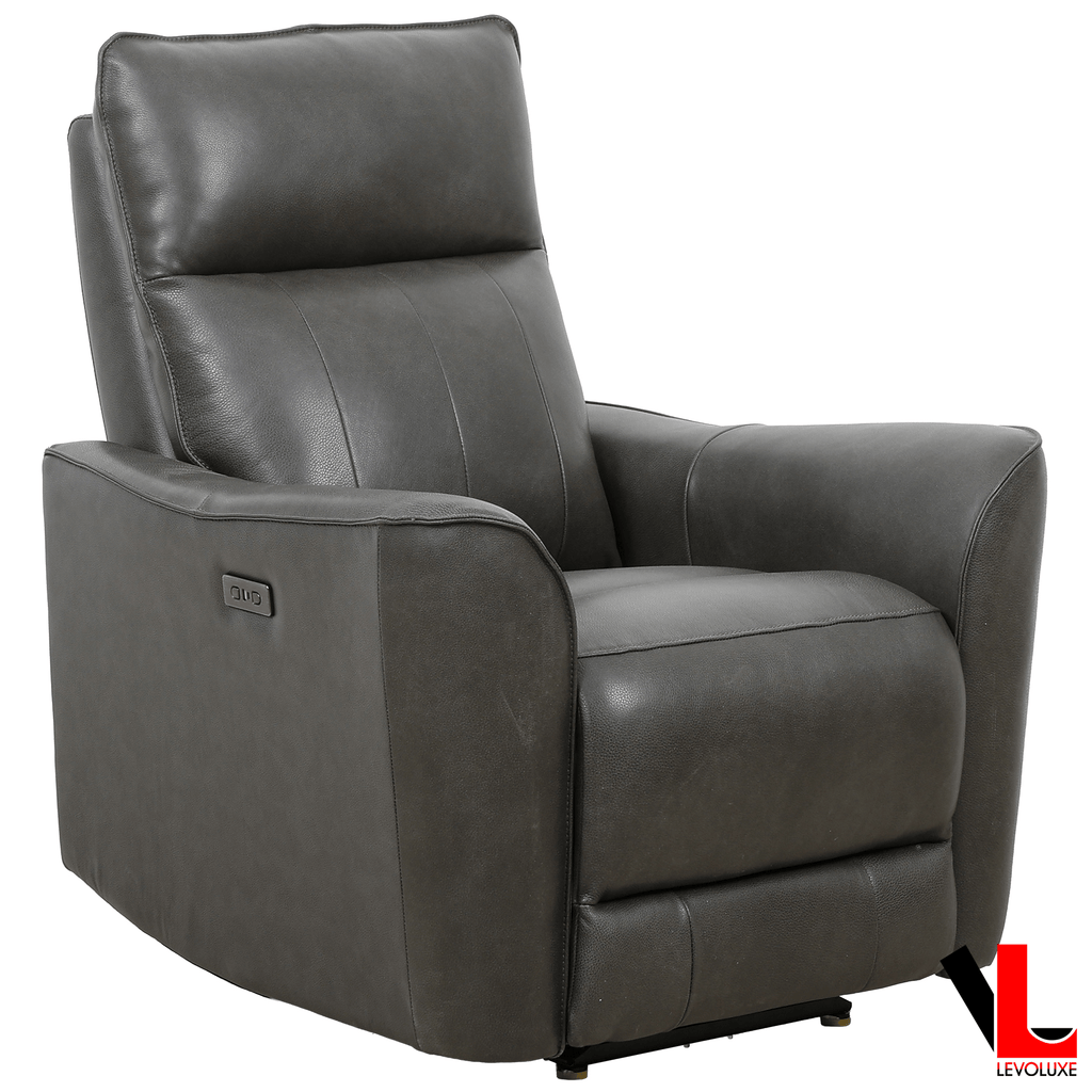 Levoluxe Chair Conrad 36" Zero Gravity Power Reclining Chair in Leather Match - Available in 2 Colours