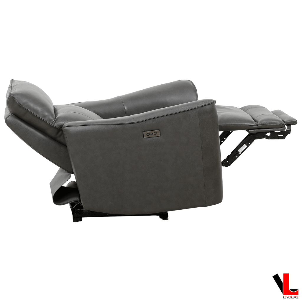 Levoluxe Chair Conrad 36" Zero Gravity Power Reclining Chair in Leather Match - Available in 2 Colours