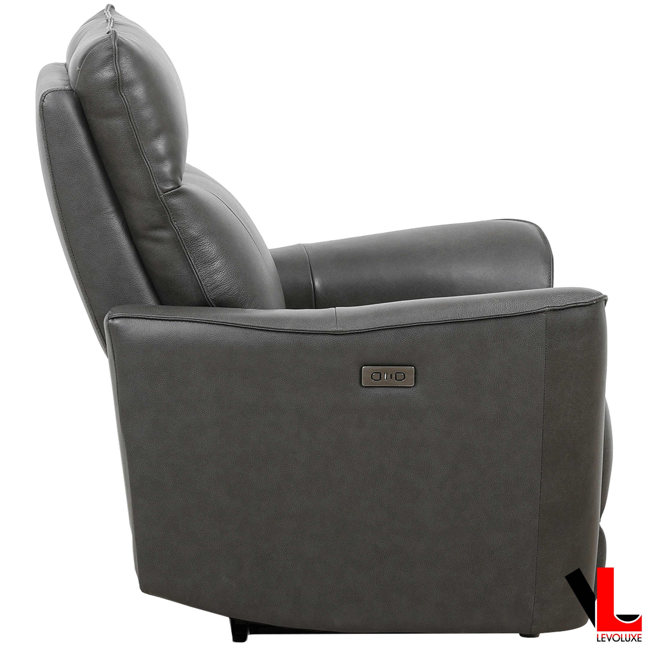 Levoluxe Chair Conrad 36" Zero Gravity Power Reclining Chair in Leather Match - Available in 2 Colours
