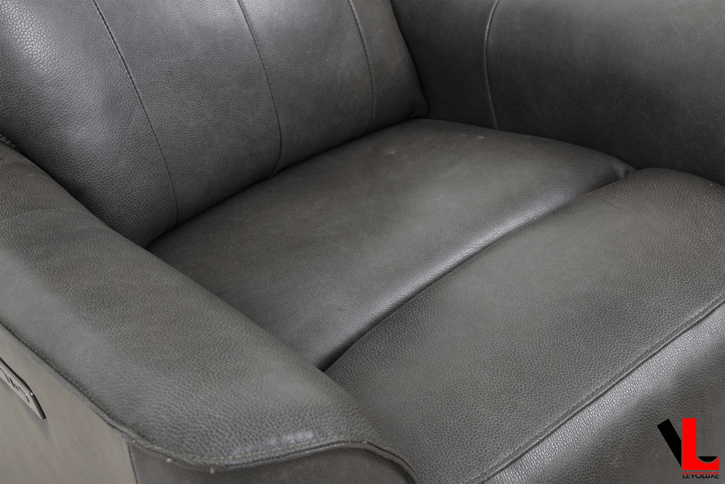 Levoluxe Chair Conrad 36" Zero Gravity Power Reclining Chair in Leather Match - Available in 2 Colours