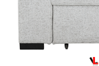 Levoluxe Chair Galveston 58.5" Power Sliding Chair in Chelsea Arctic