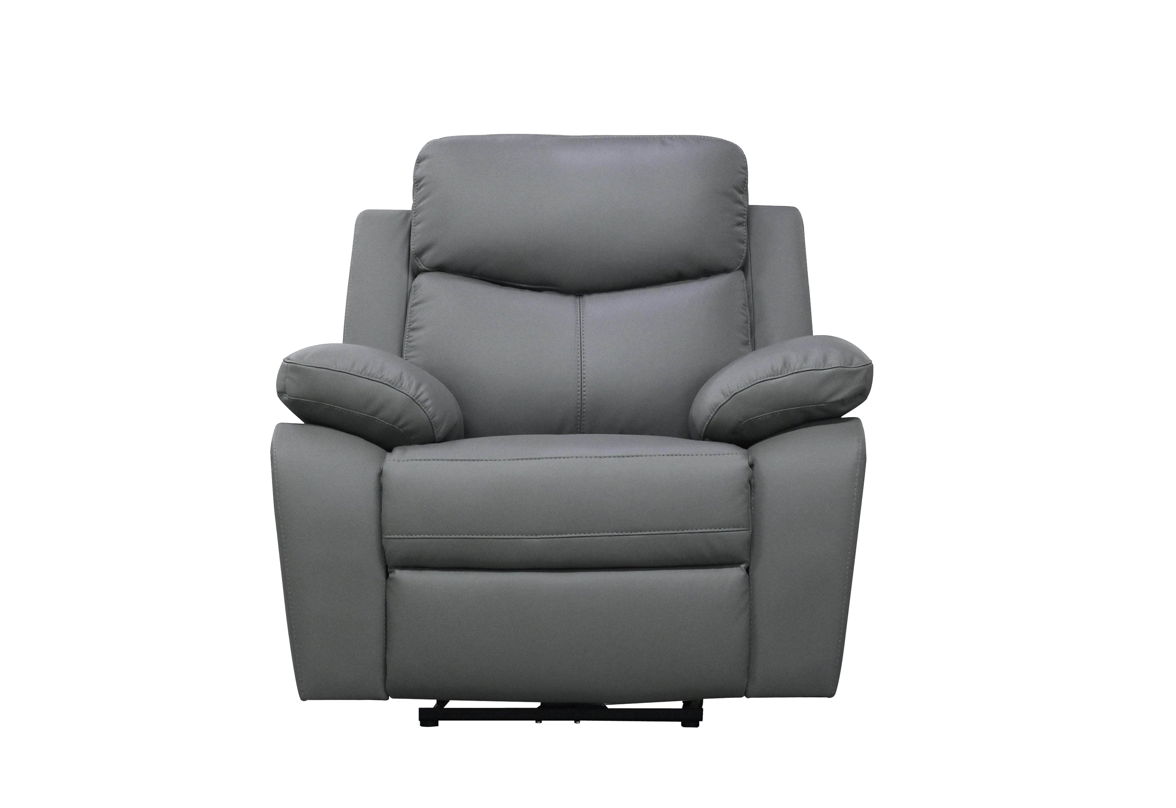 Aveon 38.5" Pillow Top Arm Reclining Chair in Leather Match - Available in 2 Colours