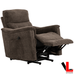 Levoluxe Chair Ladon 34" Power Lift Reclining Chair in Bayside Brown