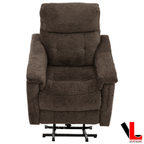 Levoluxe Chair Ladon 34" Power Lift Reclining Chair in Bayside Brown