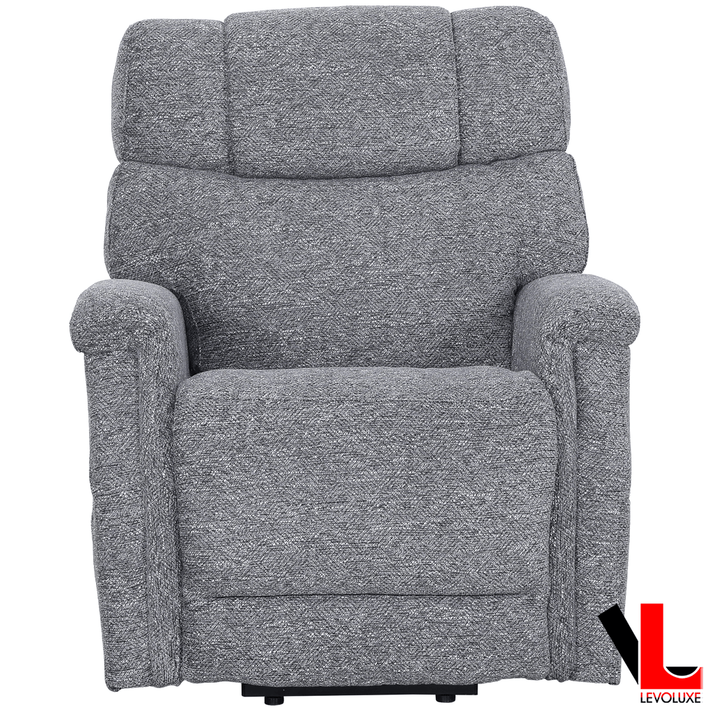 Levoluxe Chair Lifton 34" Power Lift Reclining Chair in Gramercy Smoke
