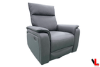 Sereno 36" Jaxxon Smoke Power Swivel Glider Reclining Chair