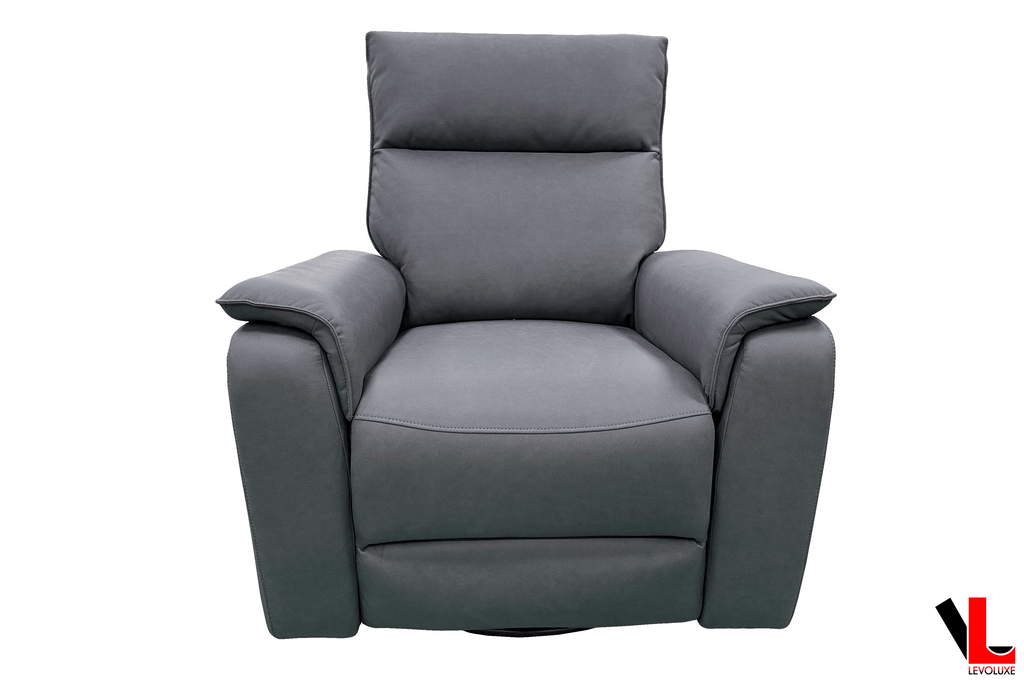 Sereno 36" Jaxxon Smoke Power Swivel Glider Reclining Chair