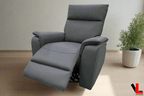 Sereno 36" Jaxxon Smoke Power Swivel Glider Reclining Chair