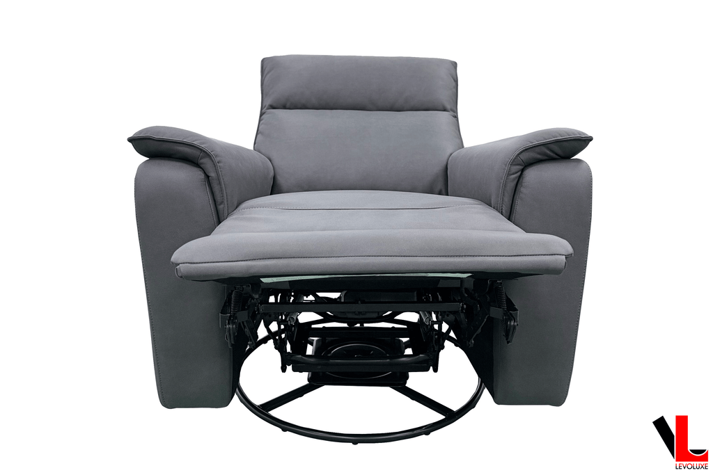 Sereno 36" Jaxxon Smoke Power Swivel Glider Reclining Chair