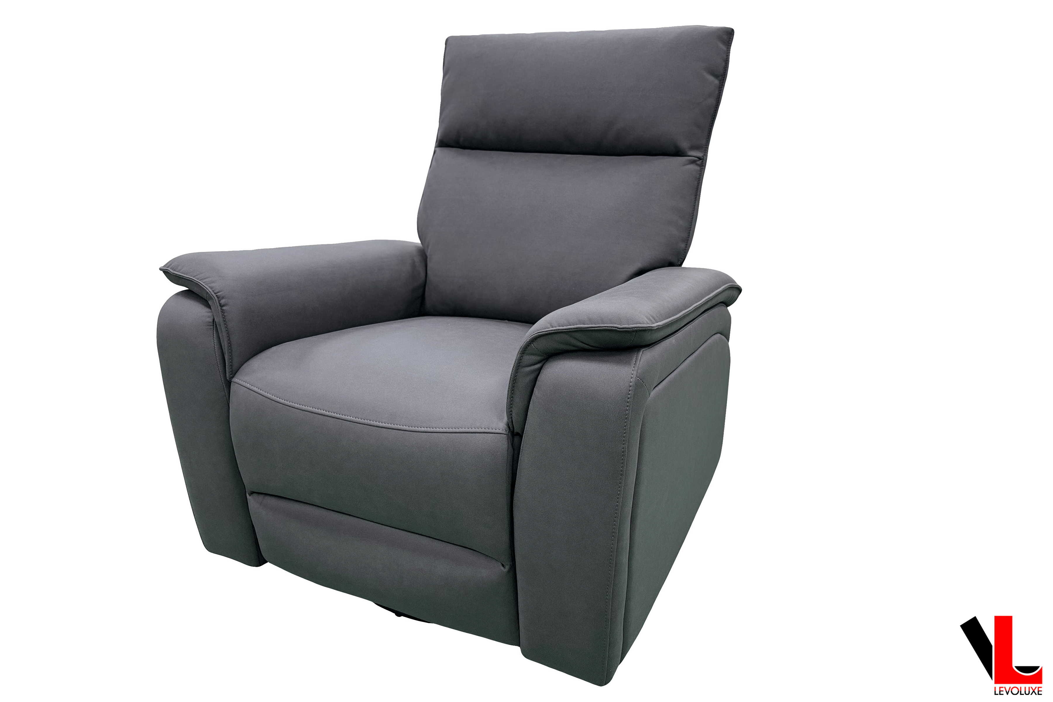 Sereno 36" Jaxxon Smoke Power Swivel Glider Reclining Chair