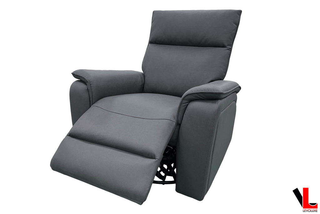 Sereno 36" Jaxxon Smoke Power Swivel Glider Reclining Chair