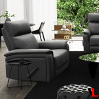 Sereno 36" Rocker Reclining Chair in Jaxxon Smoke