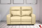 Arlo 64.2" Power Reclining Loveseat with Power Headrest in Leather Match - Available in 2 Colours