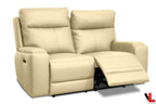 Arlo 64.2" Power Reclining Loveseat with Power Headrest in Leather Match - Available in 2 Colours