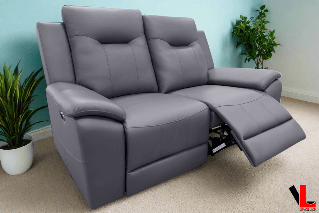 Avante 66" Jaxxon Steel Power Reclining 2 Seater Loveseat