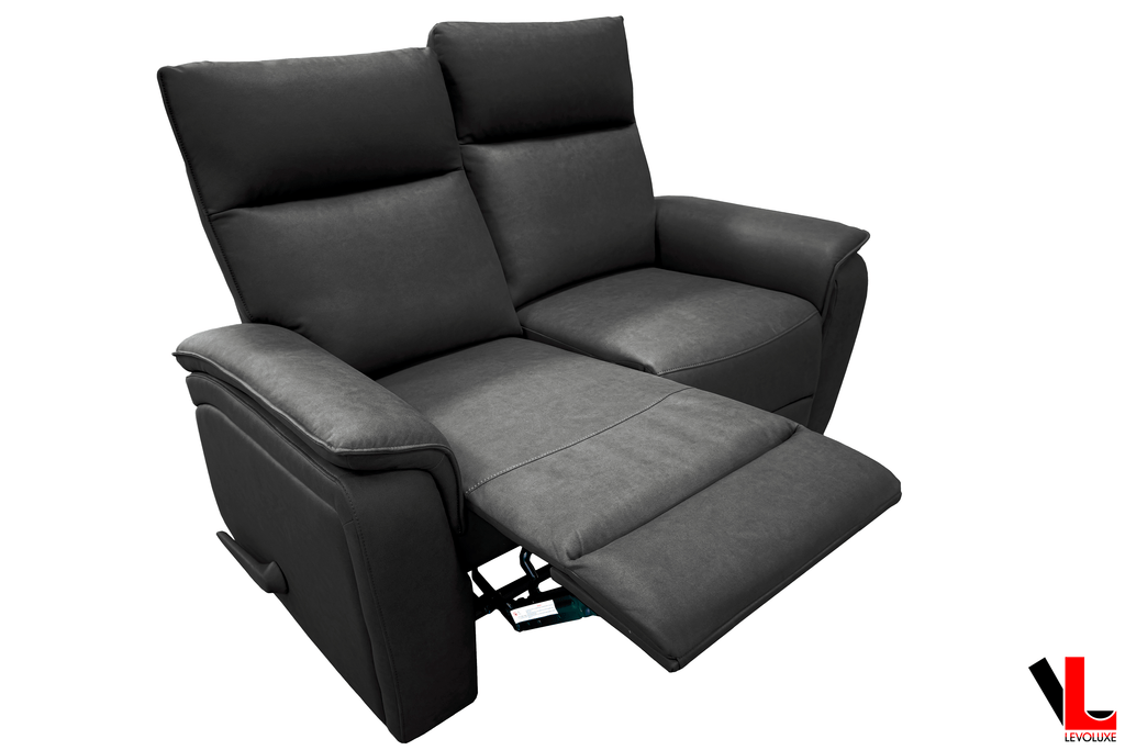 Sereno 57.5" Reclining 2 Seater Loveseat in Jaxxon Smoke