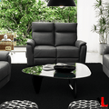 Sereno 57.5" Reclining 2 Seater Loveseat in Jaxxon Smoke