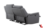 Avante 81" Jaxxon Steel Power Reclining 2 Seater Sofa