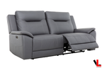 Avante 81" Jaxxon Steel Power Reclining 2 Seater Sofa