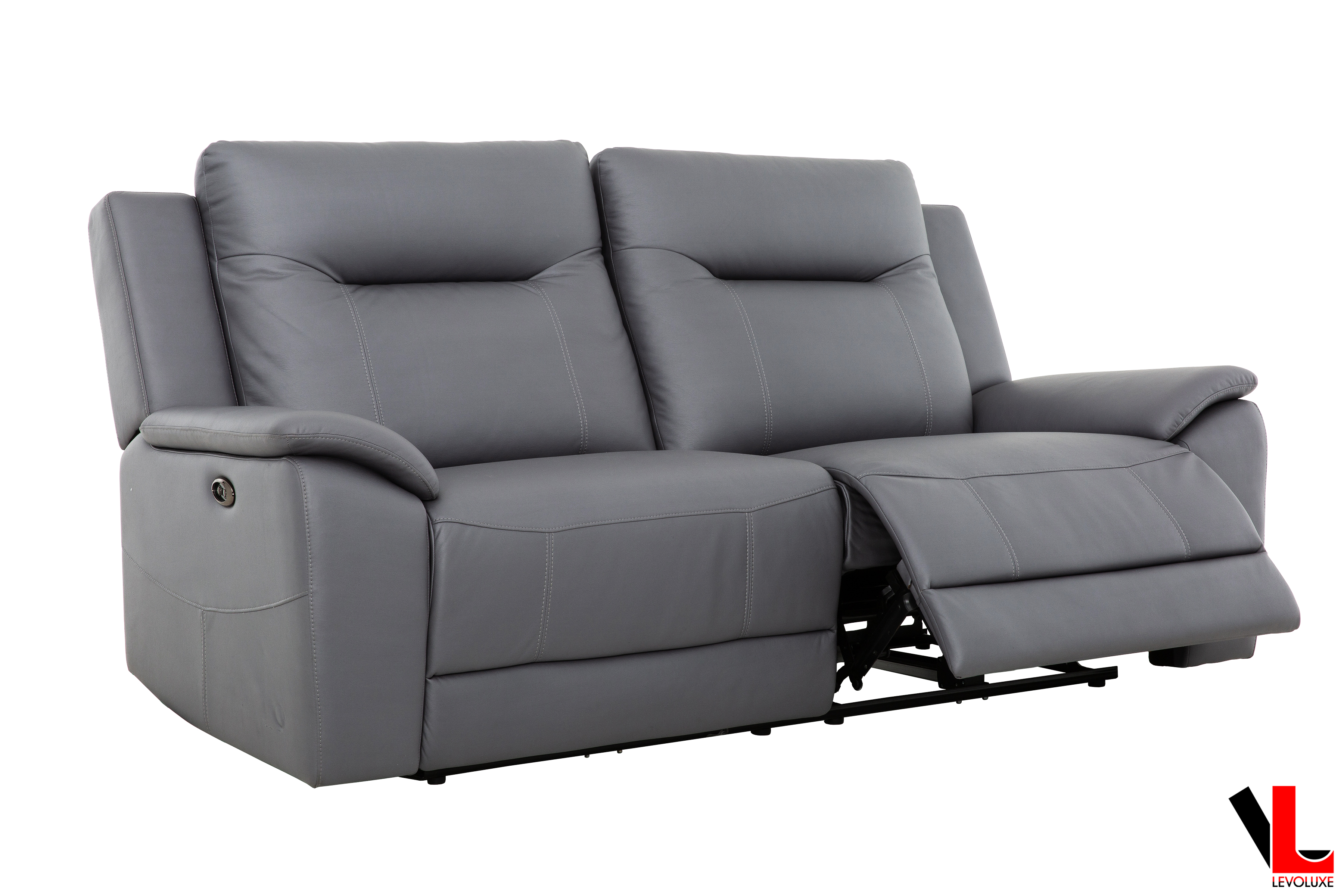 Avante 81" Jaxxon Steel Power Reclining 2 Seater Sofa