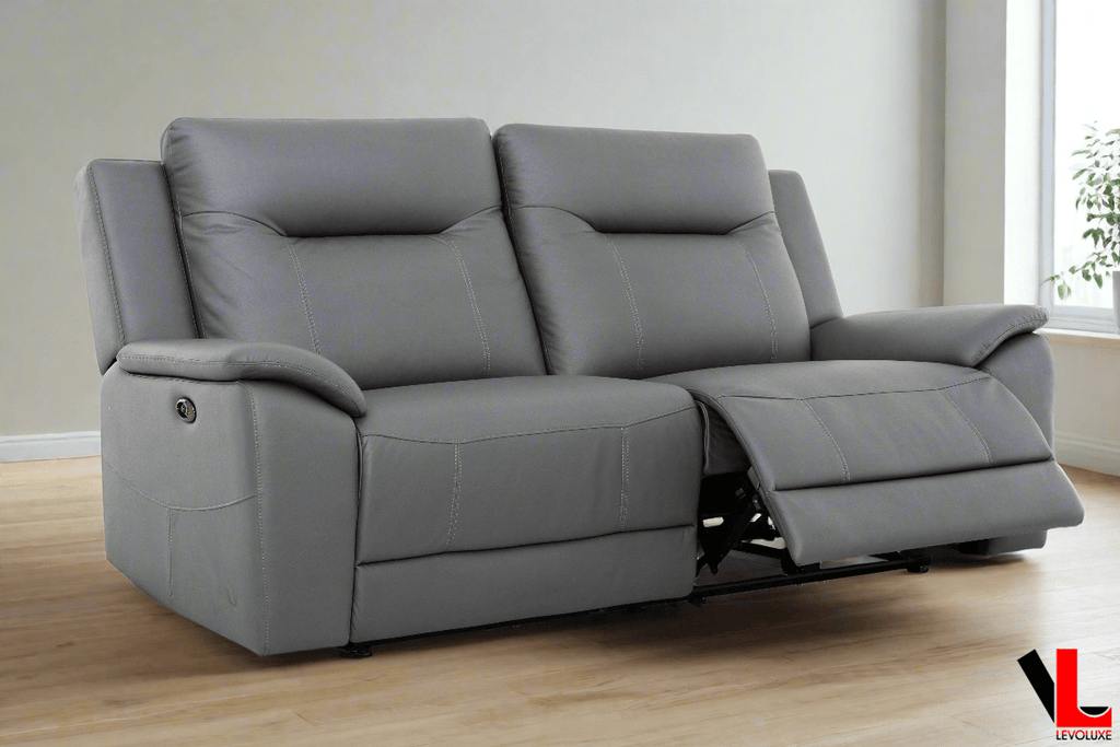 Avante 81" Jaxxon Steel Power Reclining 2 Seater Sofa