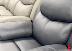 Levoluxe Sofa Aveon 83" Pillow Top Arm Reclining Sofa in Leather Match - Available in 2 Colours