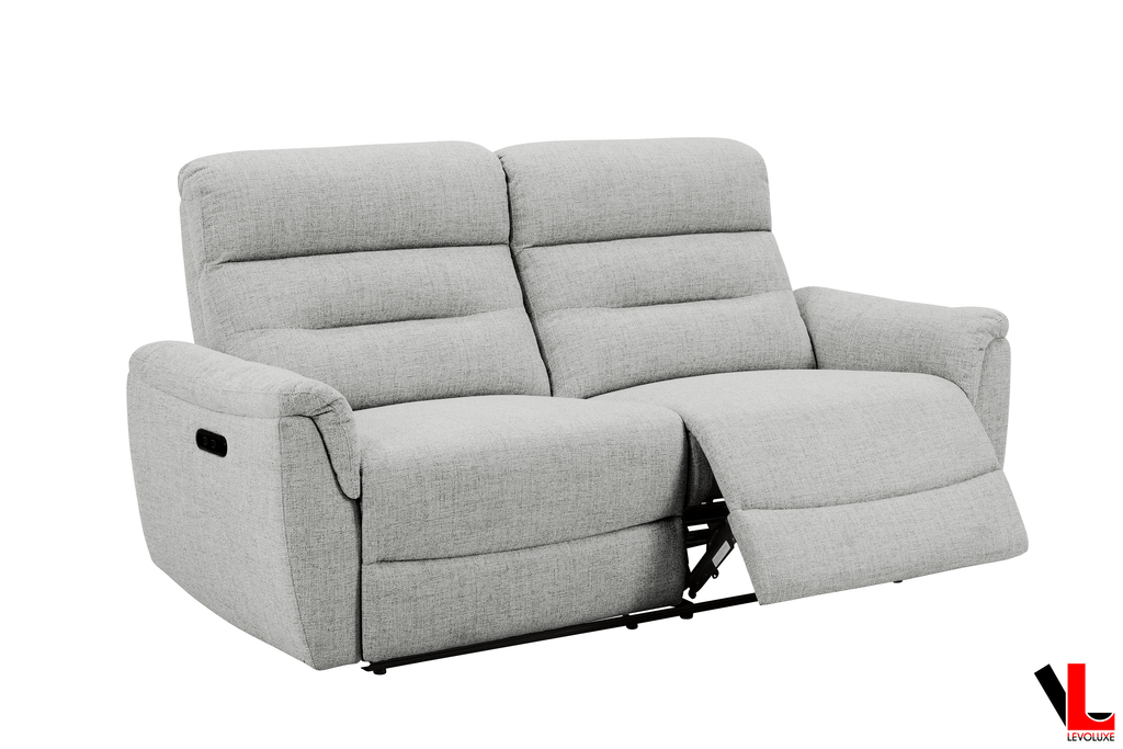Cain 76" Power Reclining Sofa in Weave Fabric - Available in 2 Colours