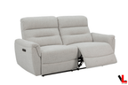 Cain 76" Power Reclining Sofa in Weave Fabric - Available in 2 Colours